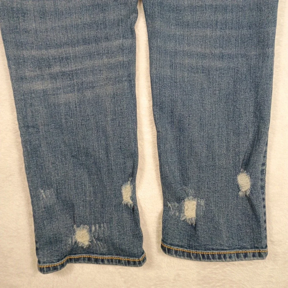 BKE Payton‎ Distressed Crop Jeans Women's Size 28 (30x25) Stretch